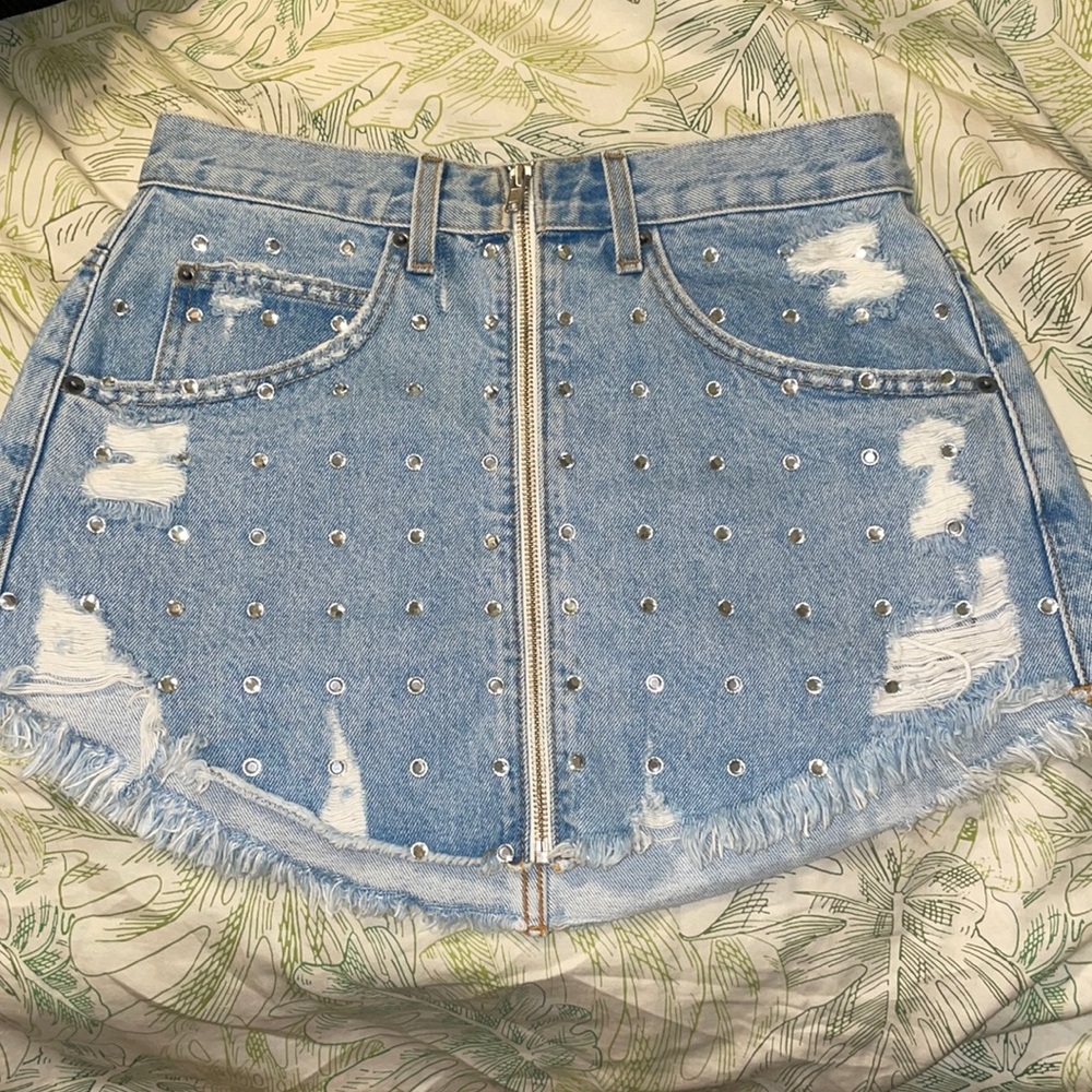 Carmar Rhinestone Beatrice Miniskirt